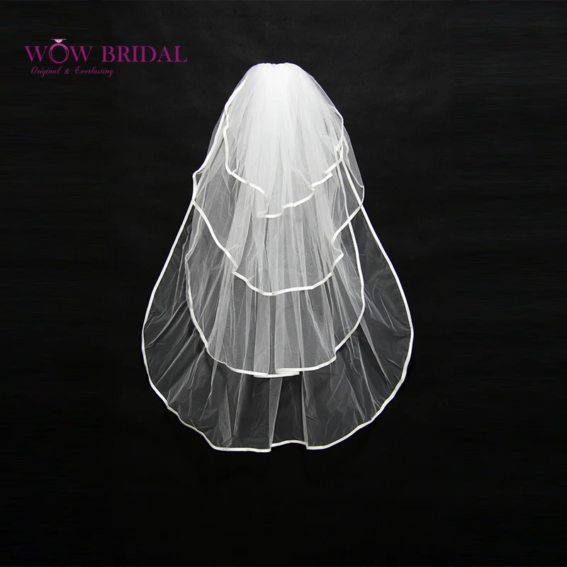 Wowbridal Pure White Bridesmaid Wedding Veil 2021 Simple-Designed Multi-Layer Ribbon Edge Organza Bridal Accessories
Wowbridal Pure White Bridesmaid Wedding Veil 2021 Simple-Designed Multi-Layer Ribbon Edge Organza Bridal Accessories