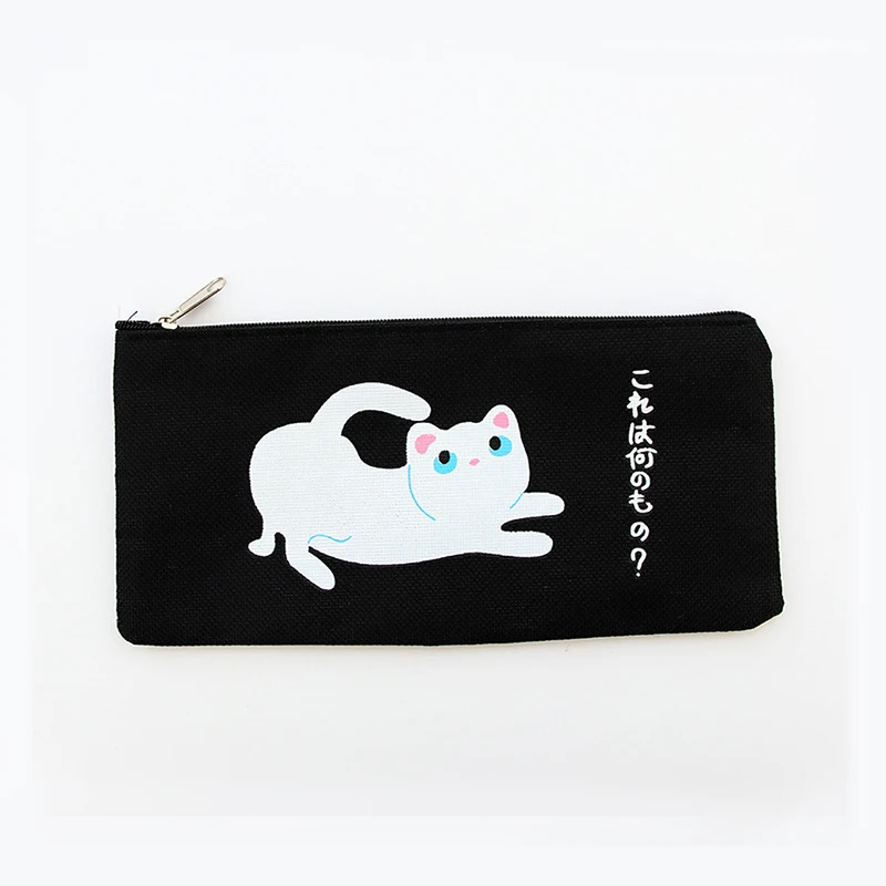 Kawaii Cute Cat Canvas Pen Pencil Case Storage Organizer Pencilcase Pouch School Supply Student Stationery Cosmetics Makeup Bag
Kawaii Cute Cat Canvas Pen Pencil Case Storage Organizer Pencilcase Pouch School Supply Student Stationery Cosmetics Makeup Bag