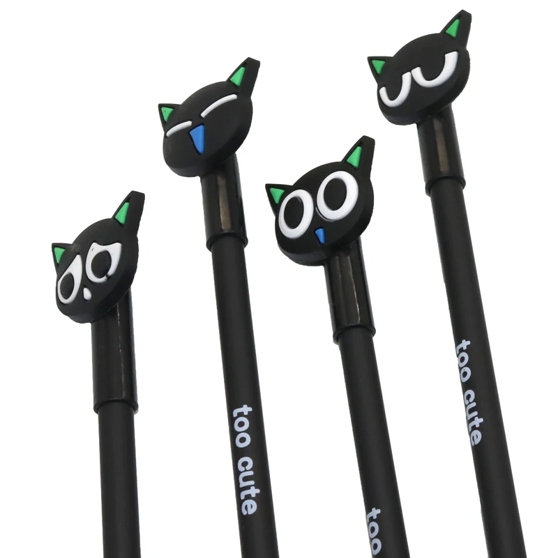 4 pcs Hot sale Cute Kawaii Black Cat Gel Pen 0.38mm Kawaii Korean Stationery Creative Gift School Supplies
4 pcs Hot sale Cute Kawaii Black Cat Gel Pen 0.38mm Kawaii Korean Stationery Creative Gift School Supplies