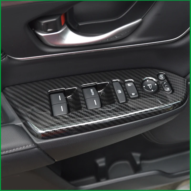 For Honda CRV CR-V 2017 2018 ABS Carbon Paint Car Door Window Switch Lift Button Handle Panel Cover Trim LHD Car Styling
For Honda CRV CR-V 2017 2018 ABS Carbon Paint Car Door Window Switch Lift Button Handle Panel Cover Trim LHD Car Styling