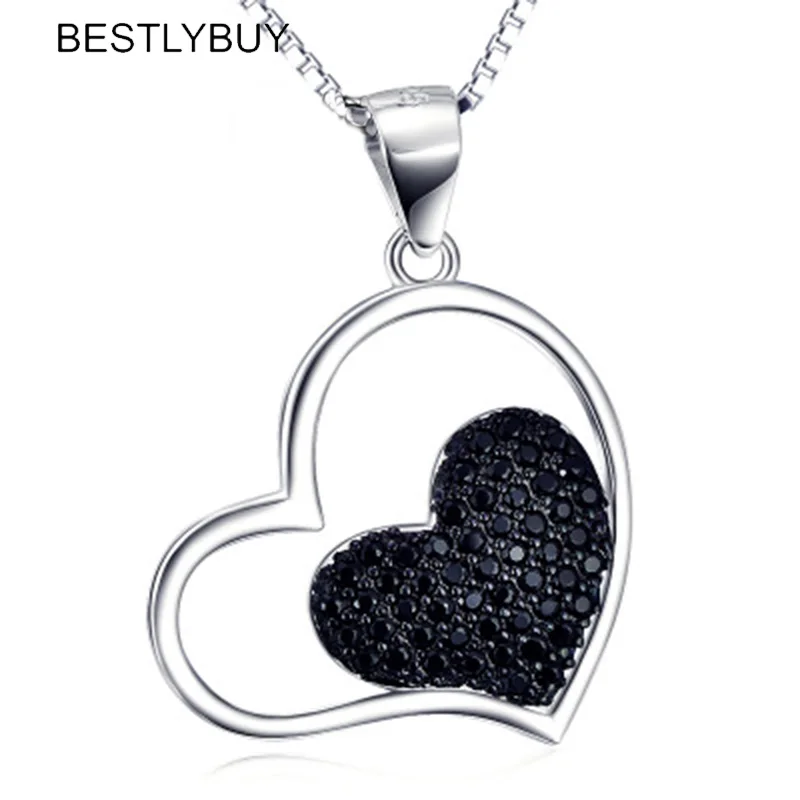 BESTLYBUY, 100% Настоящее серебро 925 пробы, изысканное серебряное ювелирное изделие, кулон в виде сердца, ожерелье, подарки для влюбленных
BESTLYBUY, 100% Настоящее серебро 925 пробы, изысканное серебряное ювелирное изделие, кулон в виде сердца, ожерелье, подарки для влюбленных
