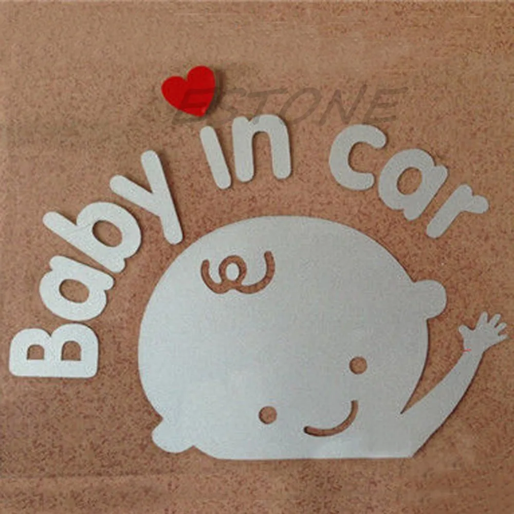 13*16cm Car Cartoon "baby in car "Stickers Baby on Board Safety Sign Cute Car Decal Vinyl Sticker
13*16cm Car Cartoon "baby in car "Stickers Baby on Board Safety Sign Cute Car Decal Vinyl Sticker