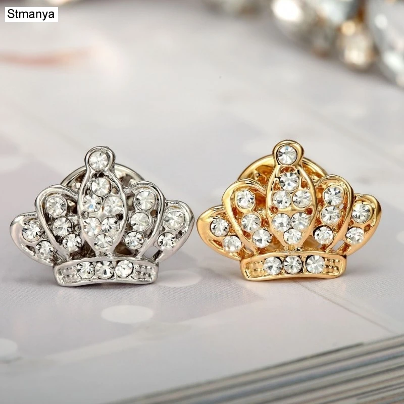 NEW Hot Women men Rhinestone crown Brooch collar pins with Rhinestone Scarf buckle pin Hot fashion jewelry wholesale H1206
NEW Hot Women men Rhinestone crown Brooch collar pins with Rhinestone Scarf buckle pin Hot fashion jewelry wholesale H1206