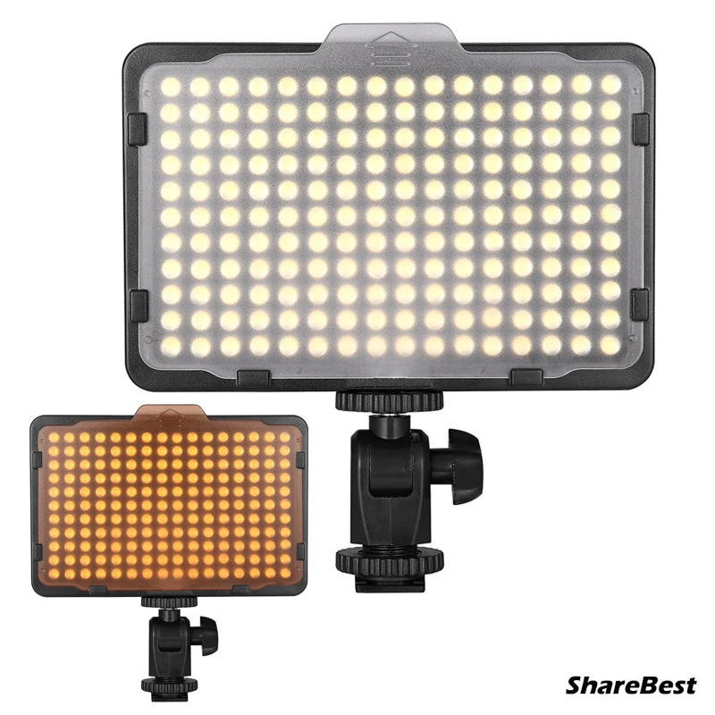 Portable Studio Photography Lighting LED Video Light Lamp Panel 176 LEDs 5600K for Cannon Nikon Pentax Olympus DSLR Camera
Portable Studio Photography Lighting LED Video Light Lamp Panel 176 LEDs 5600K for Cannon Nikon Pentax Olympus DSLR Camera