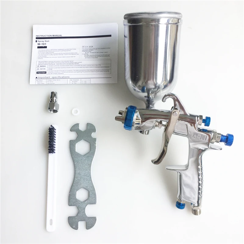 Japan Quality W101-H4 Spray Gun HVLP Manual Car Painting Gun,Gravity Feed Type With 400CC Cup Pistola De Pintura
Japan Quality W101-H4 Spray Gun HVLP Manual Car Painting Gun,Gravity Feed Type With 400CC Cup Pistola De Pintura