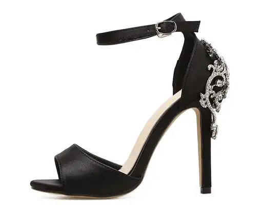 Women Summer Shoes High Heels Peep Toe Sandals Women Crystal Diamond Satin Shoes Women sandals
Women Summer Shoes High Heels Peep Toe Sandals Women Crystal Diamond Satin Shoes Women sandals