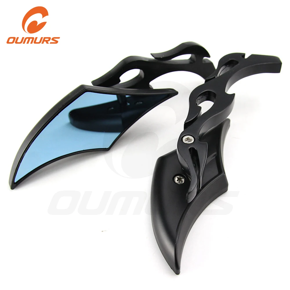 OUMURS Motorcycle Rearview Mirrors Blue 8MM 10MM Universal parts For Harley Motorbike Accessories Special Shape Side view Mirror
OUMURS Motorcycle Rearview Mirrors Blue 8MM 10MM Universal parts For Harley Motorbike Accessories Special Shape Side view Mirror