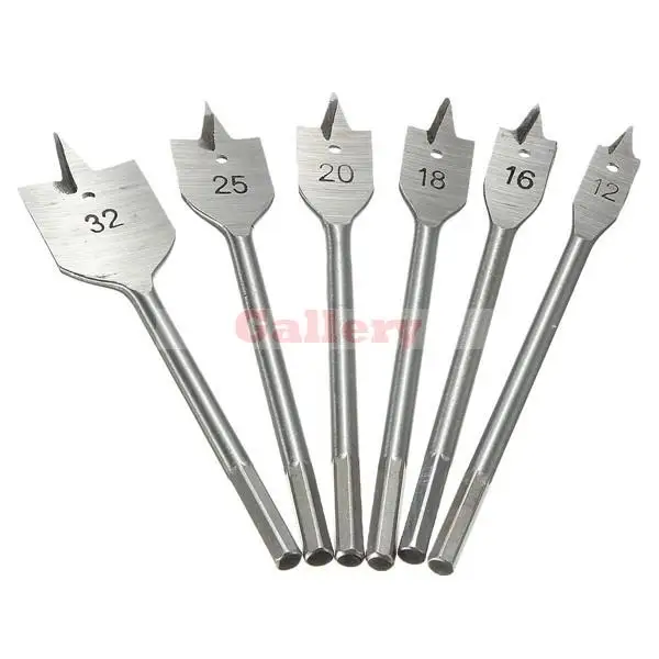 Top Fashion 3 Sets Lot 6pcs 12-32mm Stainless Wood Flat Drills Bits Hex Shank Spade 12 Drill Bit
Top Fashion 3 Sets Lot 6pcs 12-32mm Stainless Wood Flat Drills Bits Hex Shank Spade 12 Drill Bit