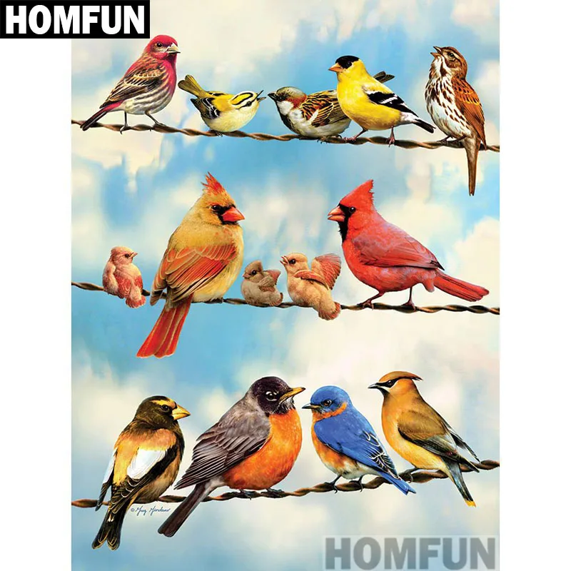 Алмазная живопись HOMFUN «красочная Птица», алмазная вышивка с полными квадратными/круглыми стразами 5D «сделай сам», вышивка крестиком, домаш...
Алмазная живопись HOMFUN «красочная Птица», алмазная вышивка с полными квадратными/круглыми стразами 5D «сделай сам», вышивка крестиком, домаш...