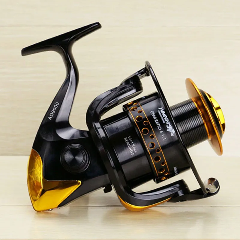 New 8000-9000 Series Metal Spool Metal Arm Fishing Reel Carp Fishing Wheel Spinning Reel
New 8000-9000 Series Metal Spool Metal Arm Fishing Reel Carp Fishing Wheel Spinning Reel