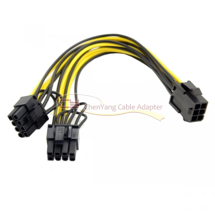 10pcs/PCI-E PCI Express ATX 6Pin Male to Dual 8Pin & 6Pin Female Video Card Extension Splitter Power Cable
10pcs/PCI-E PCI Express ATX 6Pin Male to Dual 8Pin & 6Pin Female Video Card Extension Splitter Power Cable