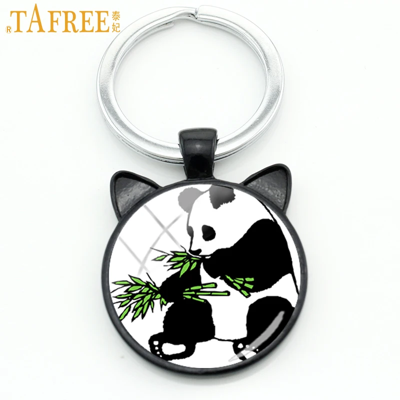 TAFREE Fashion Black Cat Ear Panda Keychain Glass Dome Cute Animal Charms Key Chain Keyrings Kids Girls Boys Christmas Gift E756
TAFREE Fashion Black Cat Ear Panda Keychain Glass Dome Cute Animal Charms Key Chain Keyrings Kids Girls Boys Christmas Gift E756