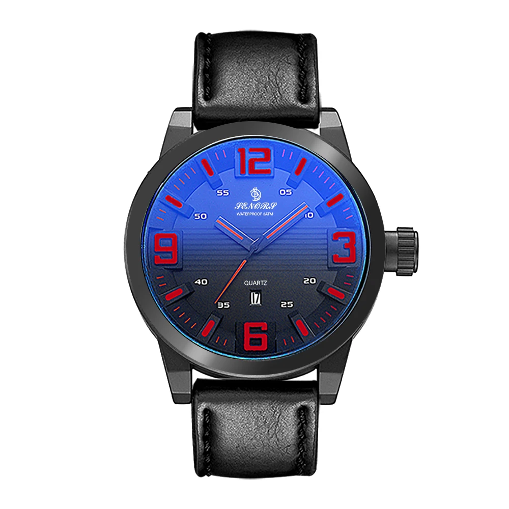 Senors Men Business Casual Watch Geniune Leather Bracelet 26cm Wristwatch Quartz Watch Date Relojes Hombres
Senors Men Business Casual Watch Geniune Leather Bracelet 26cm Wristwatch Quartz Watch Date Relojes Hombres