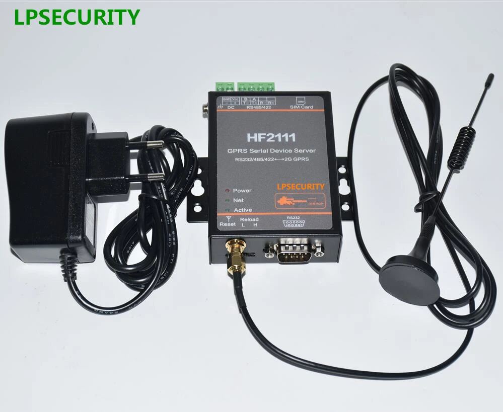 LPSECURITY серийный RS422 RS232 RS485 к GPRS DTU модуль серверный контроллер Поддержка GSM/GPRS|serial