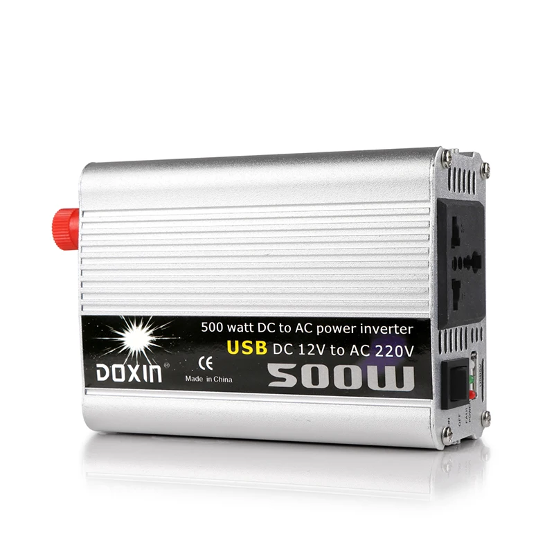 New Car Inverter Converter 500W 12v 220v 50Hz Auto Inverter 12 220 Cigarette Lighter Plug Peak Power 1000W Converter Inverter
New Car Inverter Converter 500W 12v 220v 50Hz Auto Inverter 12 220 Cigarette Lighter Plug Peak Power 1000W Converter Inverter