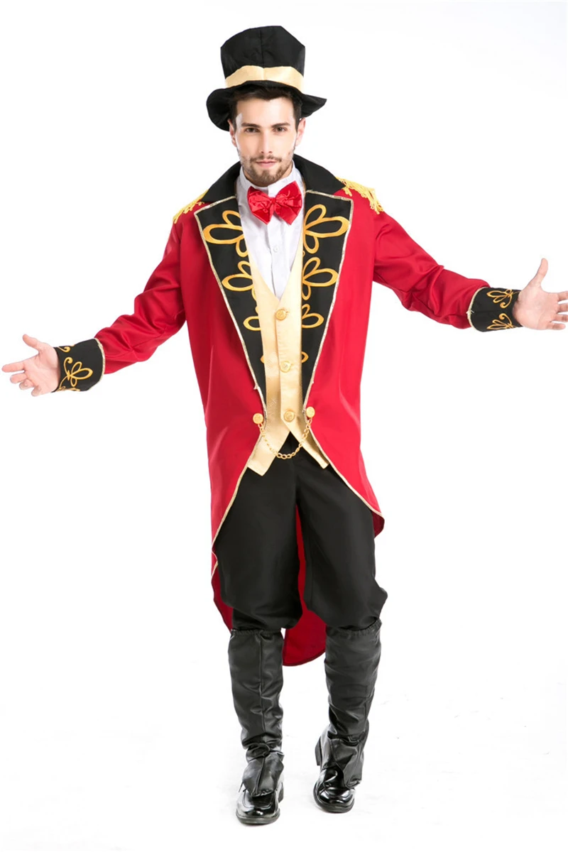 2018 Newest Men's Magician Swallowtail Tamer Halloween Cosplay Costume Fancy Dress
2018 Newest Men's Magician Swallowtail Tamer Halloween Cosplay Costume Fancy Dress
