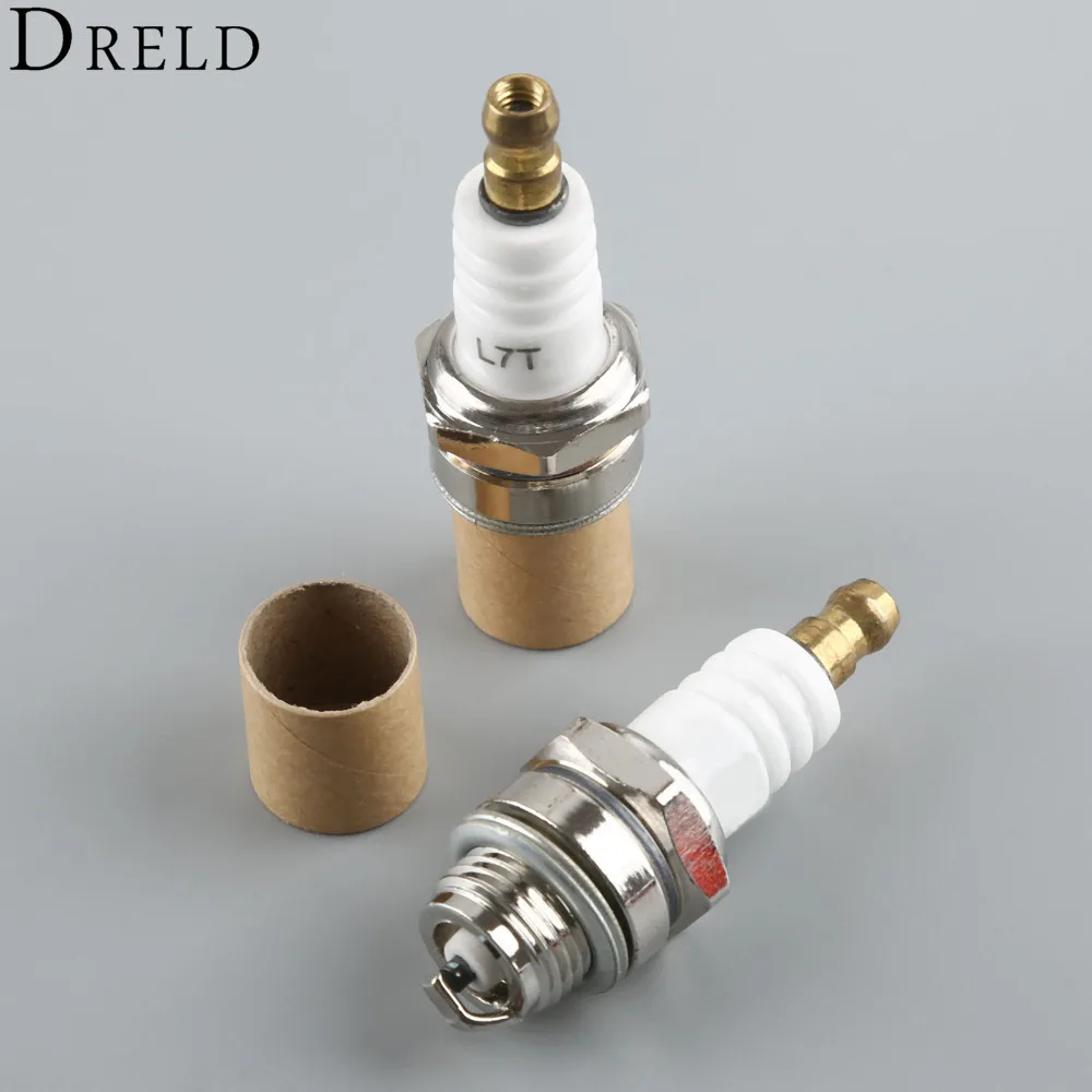 DRELD 2 шт. 25cc 52cc 62cc Свеча зажигания кузова для тактного двигателя MS180 MS250 MS070 Husquarna 365