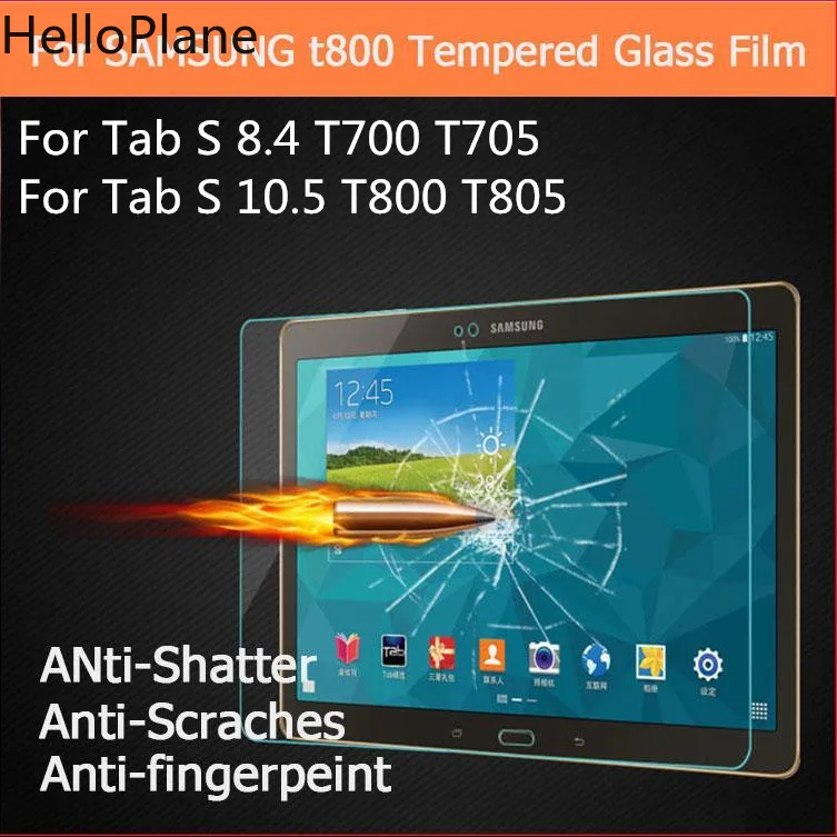 Фото Закаленное стекло для Samsung Galaxy Tab S 8 4 10 5 дюйма T700 T705 T705C T800 T805 T Защитная пленка