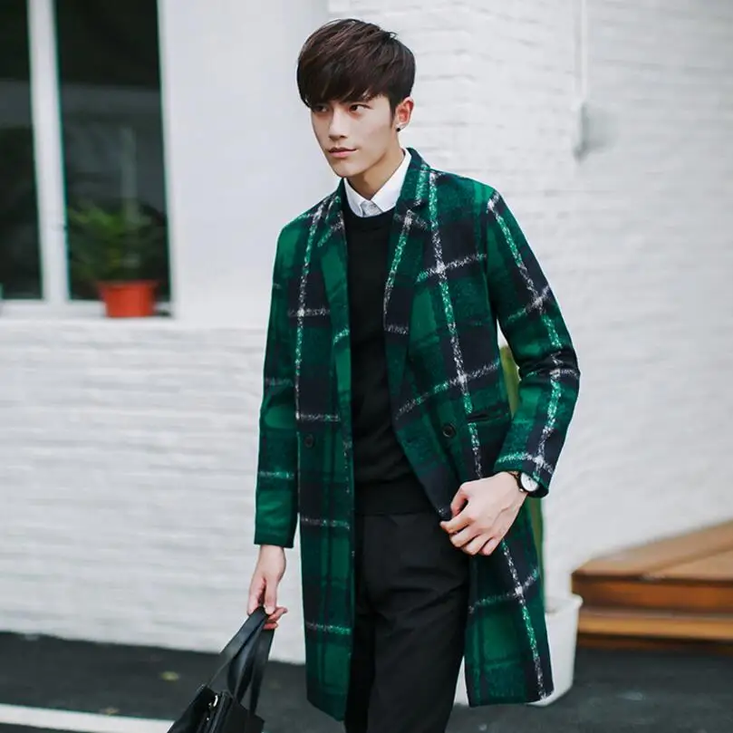 Europe And The United States Autumn And Winter Large Size Long Section Plaid Wool Coat Suit Collar Fashion Men's Clothing/m-5xl
Europe And The United States Autumn And Winter Large Size Long Section Plaid Wool Coat Suit Collar Fashion Men's Clothing/m-5xl