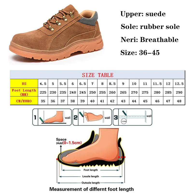 Indestructible Safety Shoes Men's Steel Head Anti-puncture Work Shoes Summer Breathable Wear-resistant Men Shoes Sports Shoes
Indestructible Safety Shoes Men's Steel Head Anti-puncture Work Shoes Summer Breathable Wear-resistant Men Shoes Sports Shoes