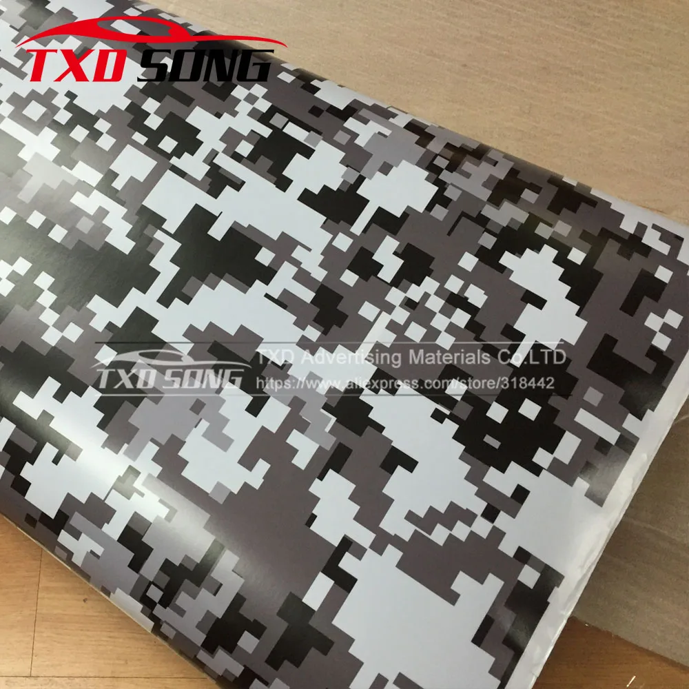 Premium black white digital Camo Vinyl Wrap Camouflage Film With Air Bubble Free For Car Wrapping Motocycle Decal Graphics
Premium black white digital Camo Vinyl Wrap Camouflage Film With Air Bubble Free For Car Wrapping Motocycle Decal Graphics
