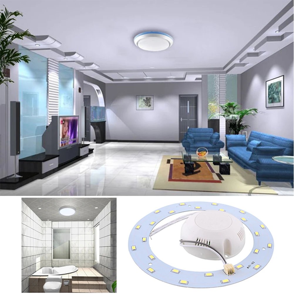 12 Вт 24leds светодиодная кольцевая панель круглая потолочная AC220V SMD 5730 Светодиодная