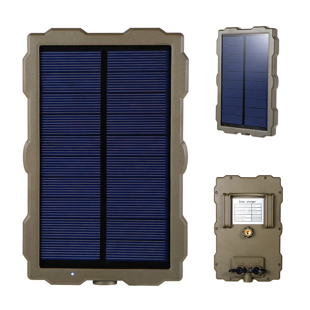 1500mAh Solar Panel Power Charger For Hunting Camera Photo Traps Chasse Hunter Camera H881 H3 H9 H885 Scouting Chasse HunterCams
1500mAh Solar Panel Power Charger For Hunting Camera Photo Traps Chasse Hunter Camera H881 H3 H9 H885 Scouting Chasse HunterCams