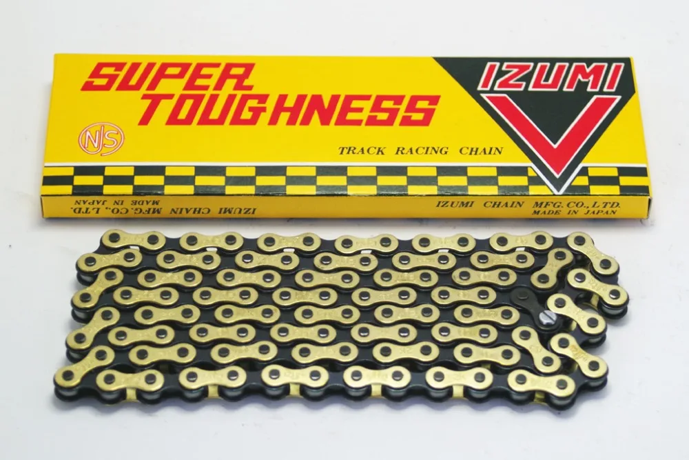 2022JAPAN IZUMI-V TRACK SINGLE SPEED CHIAN/ FIXED GEAR SPEED CHIAN/SUPER TOUGHNESS TRACK RACING CHAIN
2022JAPAN IZUMI-V TRACK SINGLE SPEED CHIAN/ FIXED GEAR SPEED CHIAN/SUPER TOUGHNESS TRACK RACING CHAIN