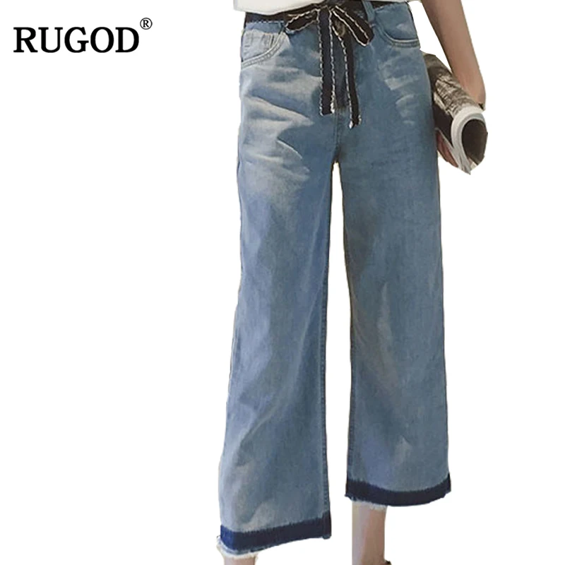 RUGOD Fashion Blue Lace Up Jeans For Women High Waist Ankle Length Loose Women Jeans 2019 New Spring Summer Trousers For Women
RUGOD Fashion Blue Lace Up Jeans For Women High Waist Ankle Length Loose Women Jeans 2019 New Spring Summer Trousers For Women