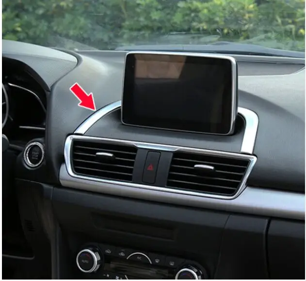 HOT ACCESSORIES FIT FOR MAZDA 3 AXELA BM 2014 2015 2016 CENTER DASHBOARD NAVI NAVIGATION PANEL CHROME COVER TRIM FRAME GARNISH
HOT ACCESSORIES FIT FOR MAZDA 3 AXELA BM 2014 2015 2016 CENTER DASHBOARD NAVI NAVIGATION PANEL CHROME COVER TRIM FRAME GARNISH