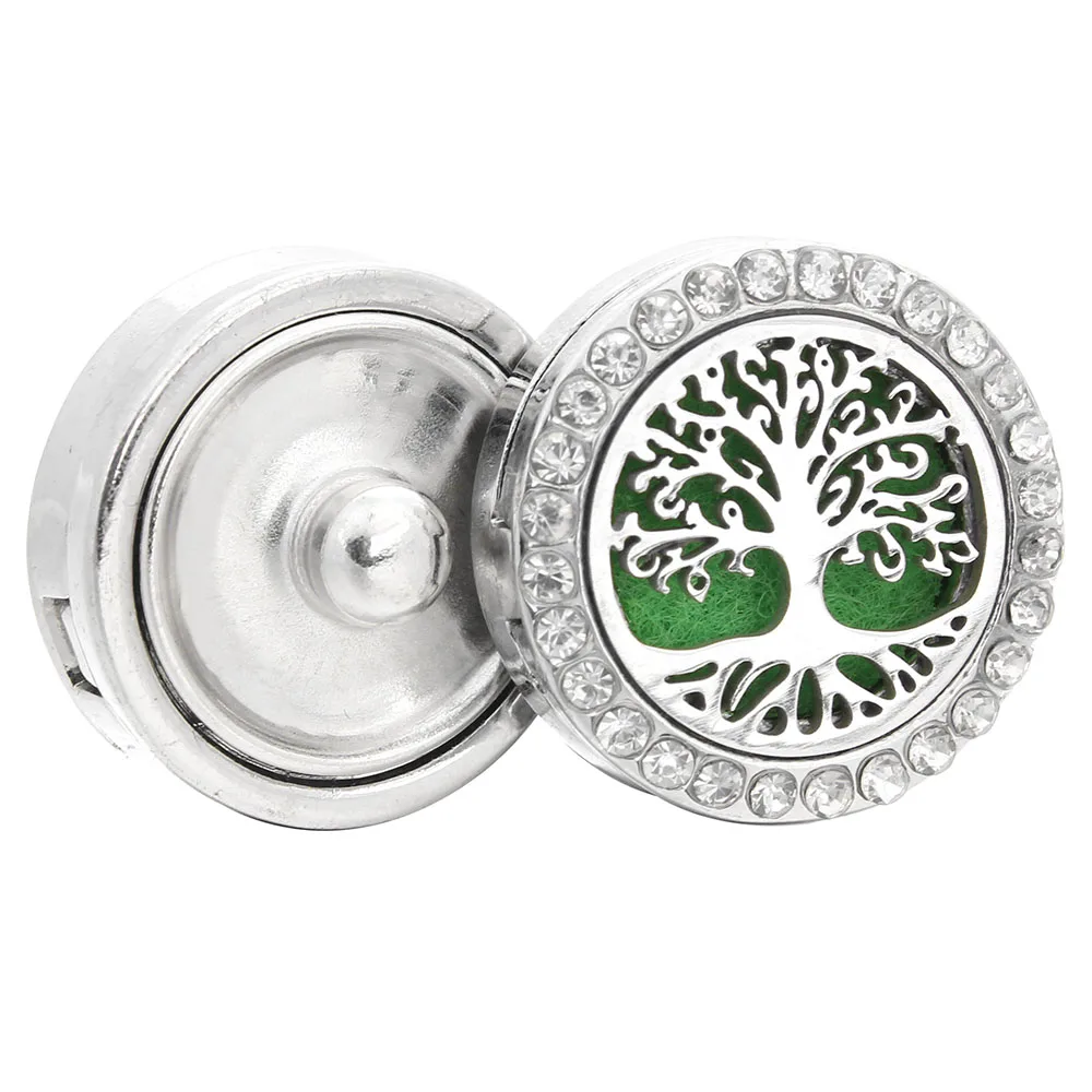 New Aromatherapy 18mm Snap Buttons Perfume Locket Magnetic Stainless Steel Essential Oil Diffuser Button Bracelet Jewelry | Украшения и