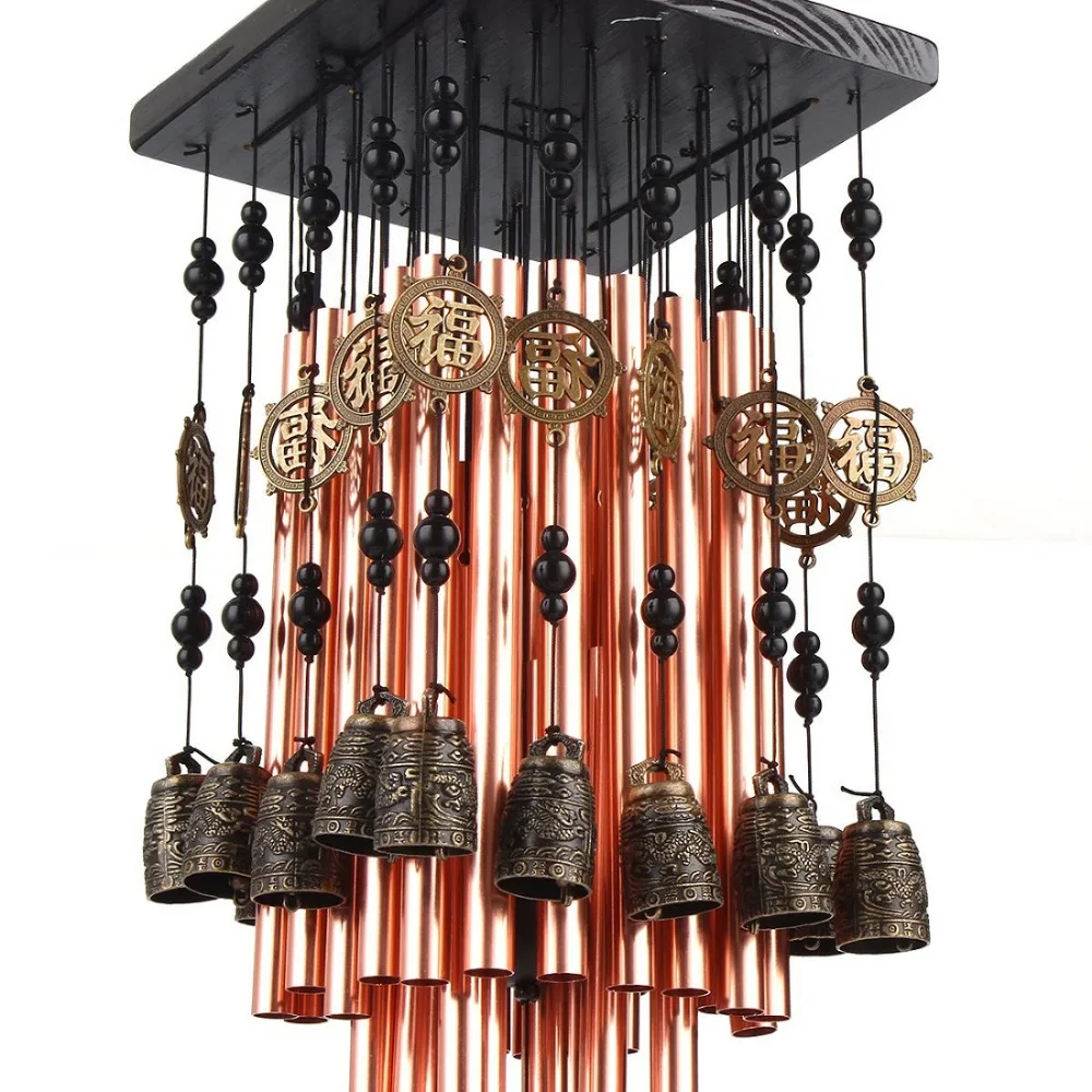 Outdoor Indoor 28 Metal Tube Wind Chime with Copper Bell Large Windchimes for Patio Garden Terrace W3089
Outdoor Indoor 28 Metal Tube Wind Chime with Copper Bell Large Windchimes for Patio Garden Terrace W3089