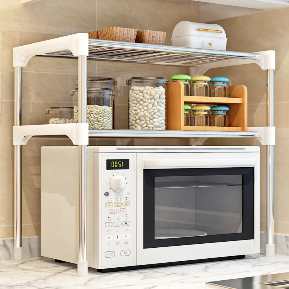 3-Tier Multi-functional Kitchen Storage Shelf Table Rack Microwave Oven Shelving Unit 2-Tier Bathroom Book Shelf
3-Tier Multi-functional Kitchen Storage Shelf Table Rack Microwave Oven Shelving Unit 2-Tier Bathroom Book Shelf