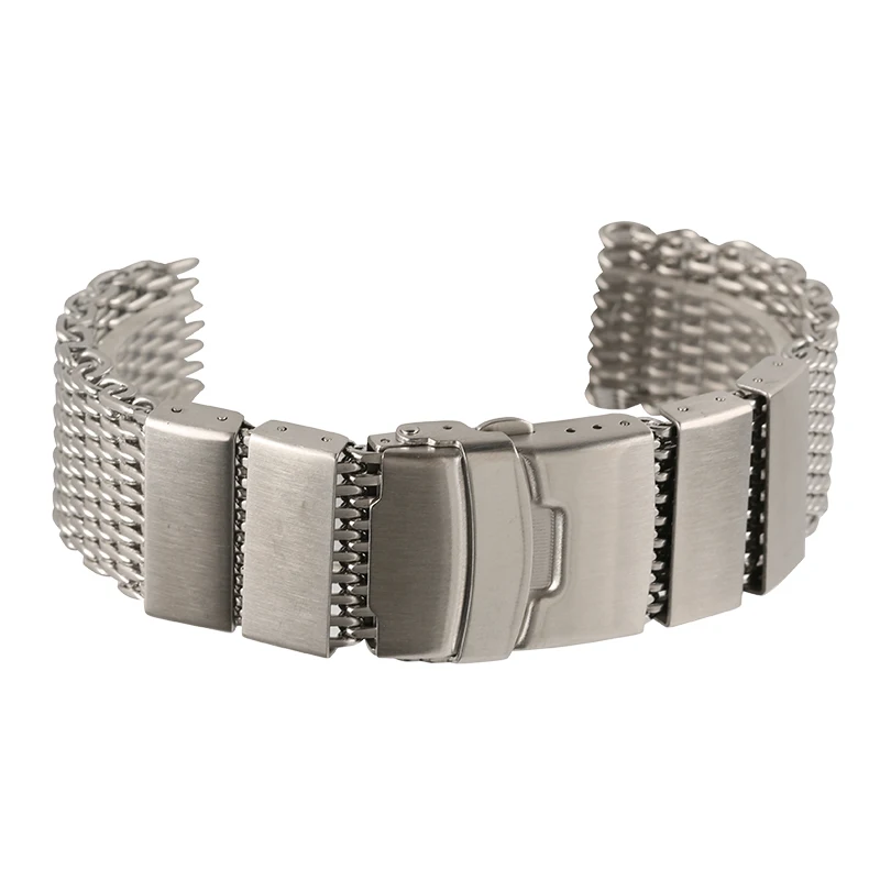 New Arrival Adjustable Black/ Silver Stainless Steel 20/22/24mm High Quality Watchband Replacement
New Arrival Adjustable Black/ Silver Stainless Steel 20/22/24mm High Quality Watchband Replacement