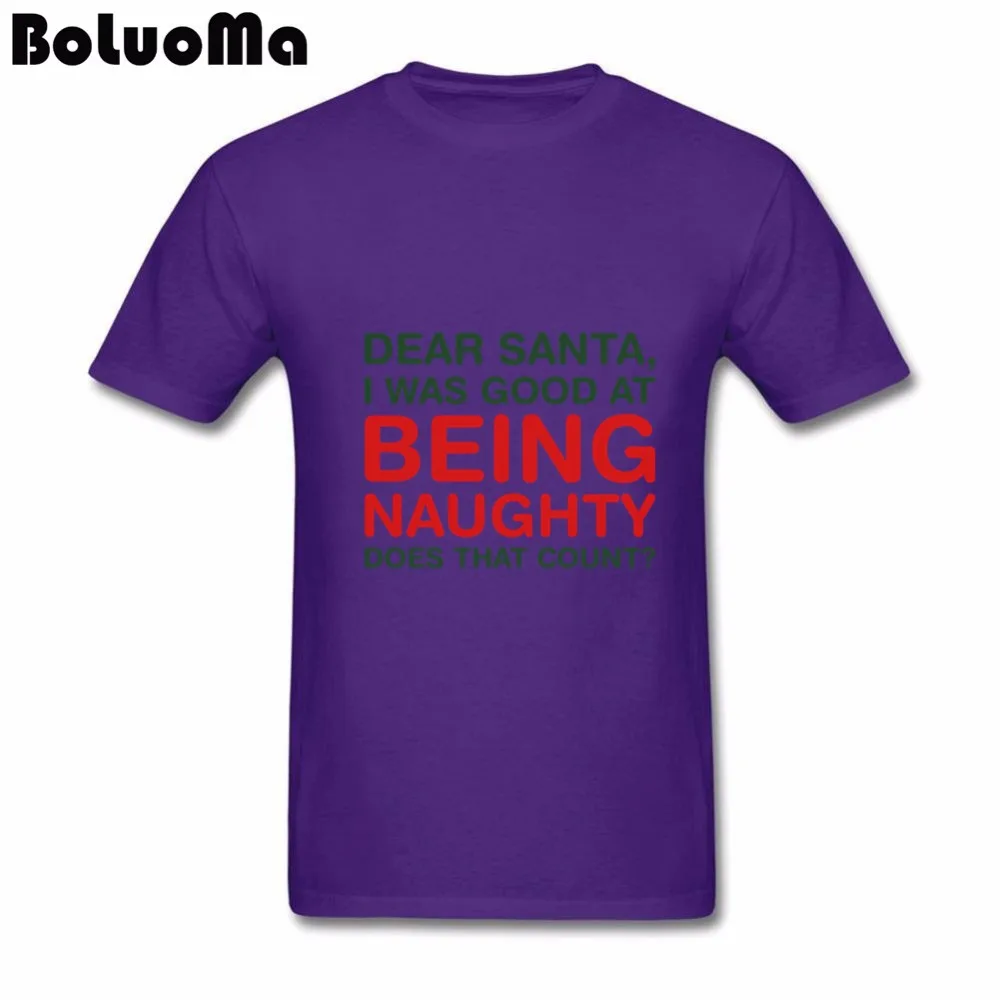 Dear Santa I Was Good At Being Naughty одежда с короткими рукавами Домашняя футболка Повседневная
