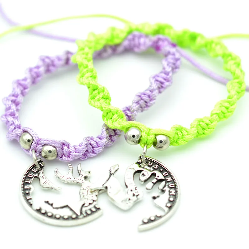 Lovers Gift Bracelet Men Casual Fashion Braided Zinc Alloy Deer Bracelets For Women Adjustable Rope Jewelry
Lovers Gift Bracelet Men Casual Fashion Braided Zinc Alloy Deer Bracelets For Women Adjustable Rope Jewelry