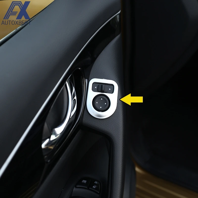 AX Chrome Side Mirror Switch Button Control Cover Trim Garnish Decoration For Nissan Qashqai j11 x-Trail t32 2014 - 2019
AX Chrome Side Mirror Switch Button Control Cover Trim Garnish Decoration For Nissan Qashqai j11 x-Trail t32 2014 - 2019