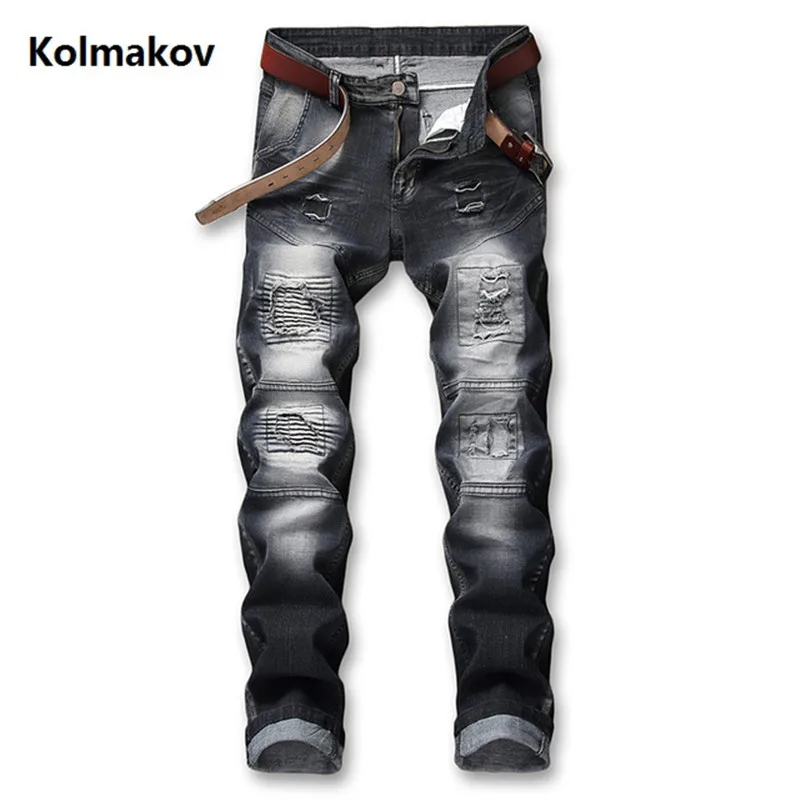 2020 spring ripped jeans for men Fashion Designer Denim Skinny Jeans mens Black broken holes men's casual Trousers size 28-40,42
2020 spring ripped jeans for men Fashion Designer Denim Skinny Jeans mens Black broken holes men's casual Trousers size 28-40,42