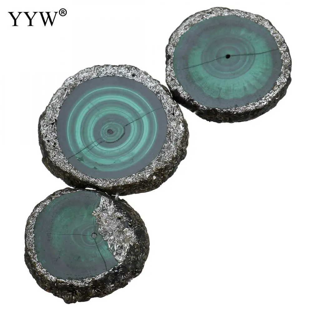 3Pcs Natural Stone Slice Pendant Round Malachite Pendant With Brass Gold Color Plated Mixed 25-29x26-33x5-6mm Jewelry finding
3Pcs Natural Stone Slice Pendant Round Malachite Pendant With Brass Gold Color Plated Mixed 25-29x26-33x5-6mm Jewelry finding