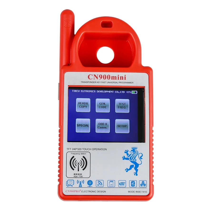 CN900 Mini Transponder Key Programmer CN900MINI Chip Remote Key Programmer Support Multi-Language for 4C 46 4D 48 G Chips
CN900 Mini Transponder Key Programmer CN900MINI Chip Remote Key Programmer Support Multi-Language for 4C 46 4D 48 G Chips