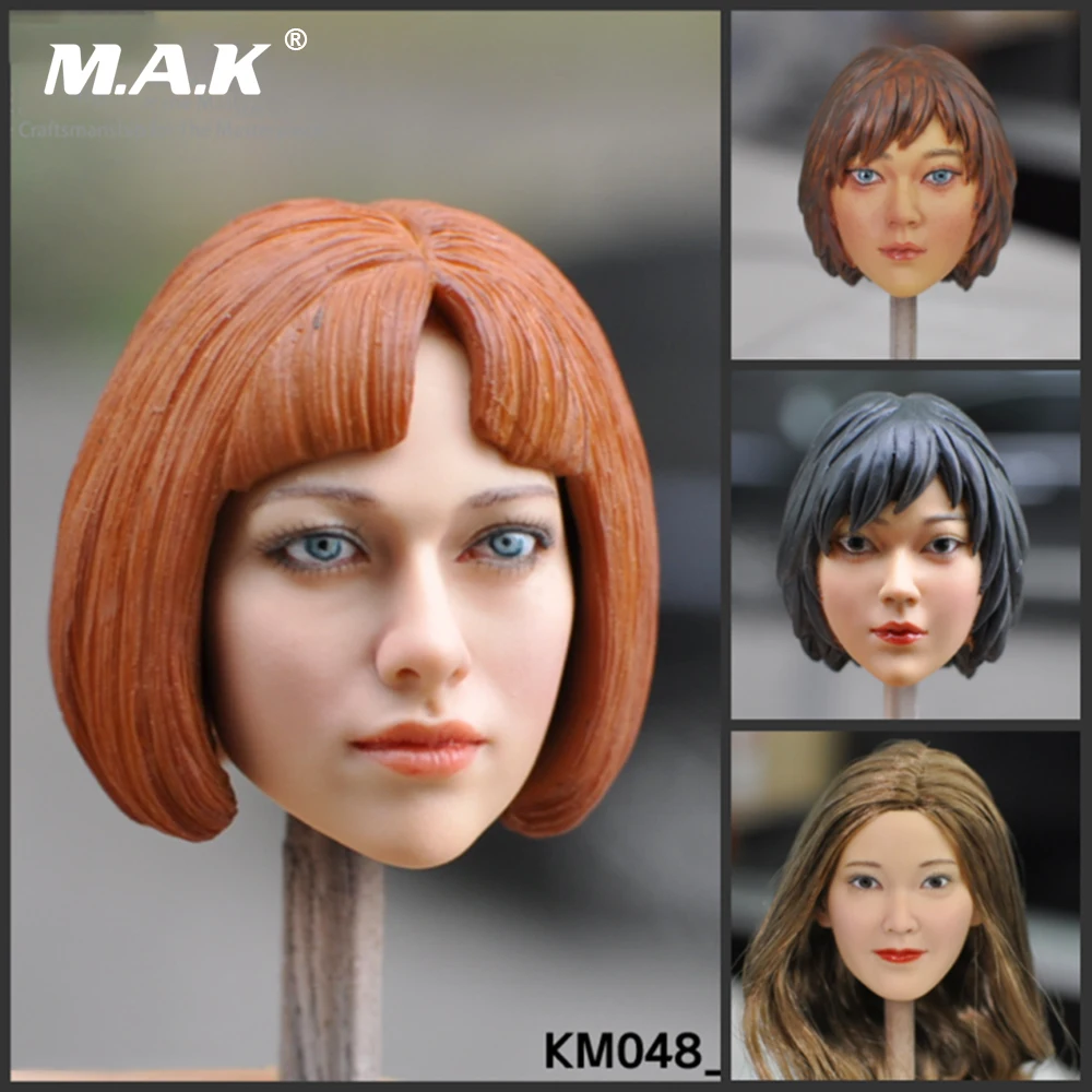 New 1/6 Scale Female Head Sculpt KM18-2 18-3 18-12 KM048-A for 12 inches Woman Figure Body
New 1/6 Scale Female Head Sculpt KM18-2 18-3 18-12 KM048-A for 12 inches Woman Figure Body