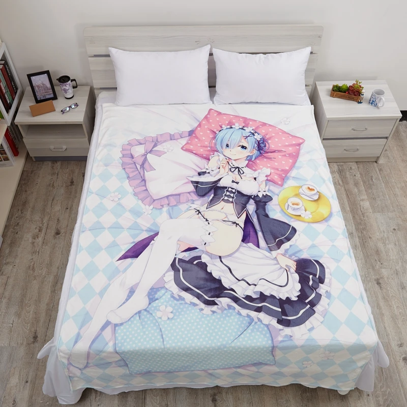 Anime JK Re : Life in a different world from zero Rem Ram Cosplay Flannel 150*200cm Blanket on Bed Plush Sleep Cover Bedding
Anime JK Re : Life in a different world from zero Rem Ram Cosplay Flannel 150*200cm Blanket on Bed Plush Sleep Cover Bedding