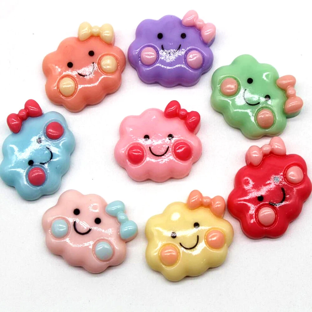 New 25*20mm cloud resin 10pcs DIY handmade material home decoration accessories colorful mix cute fashion
New 25*20mm cloud resin 10pcs DIY handmade material home decoration accessories colorful mix cute fashion