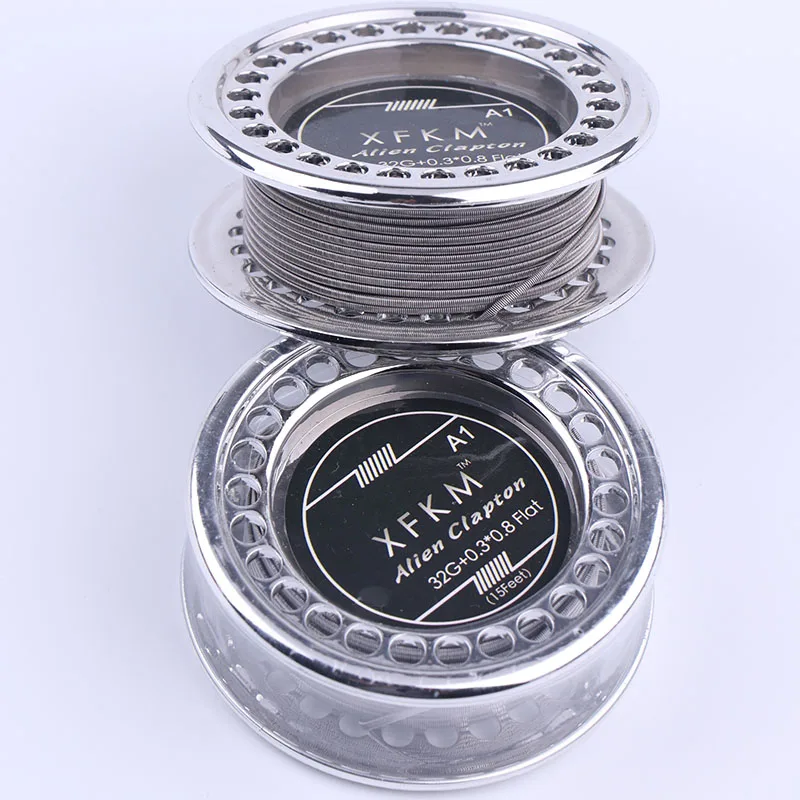XFKM 5 м/рулон провод Alien Clapton для RDA RBA перестраиваемые нагревательные провода для распылителя катушка инструмент нагревательный провод Alien ...
XFKM 5 м/рулон провод Alien Clapton для RDA RBA перестраиваемые нагревательные провода для распылителя катушка инструмент нагревательный провод Alien ...