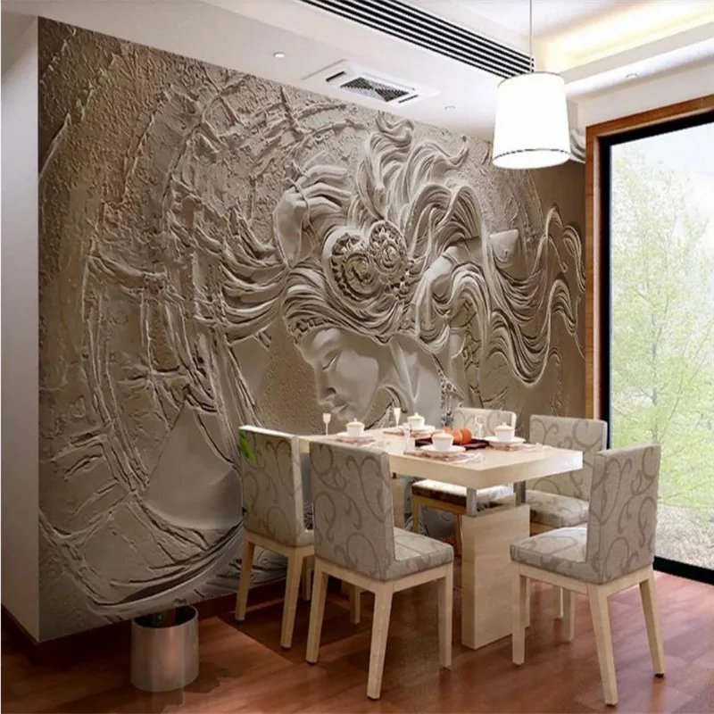 Custom wallpaper 3D three-dimensional embossed beauty background wall painting high-grade waterproof material
Custom wallpaper 3D three-dimensional embossed beauty background wall painting high-grade waterproof material
