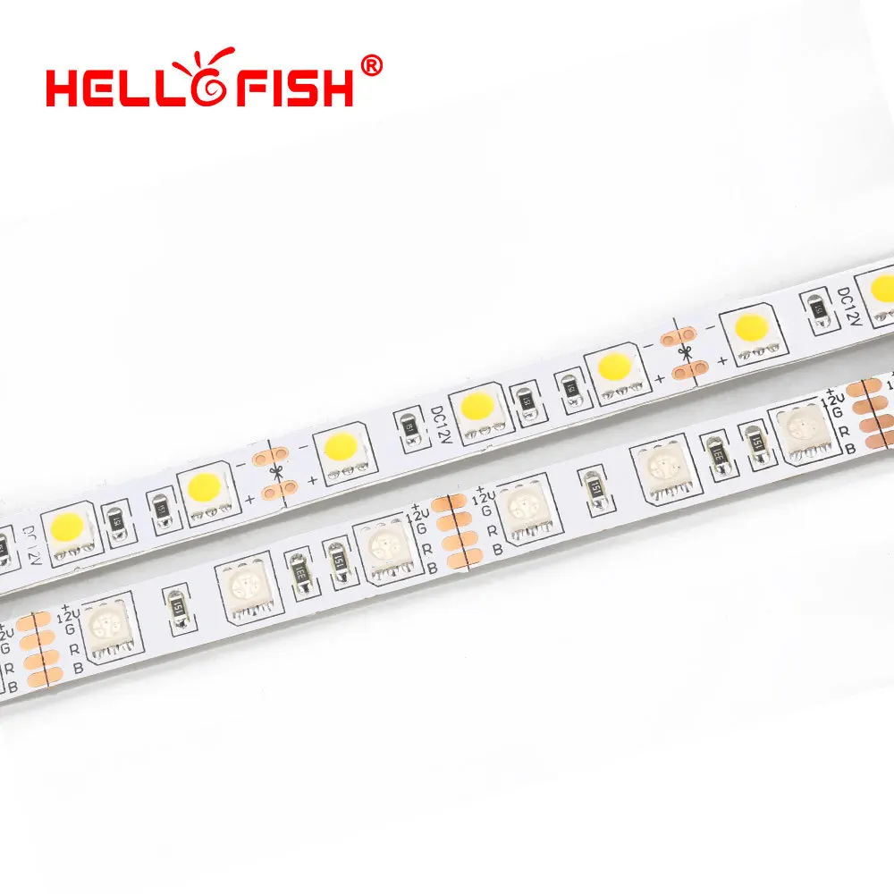 Hello рыбы светодио дный полосы DC12V гибкие освещение свет ленты 5 м 300 5050