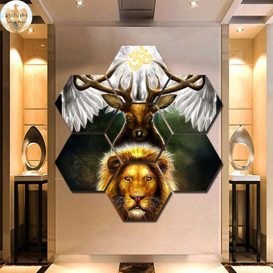 Leaders of the Earth by Khalia Art Modern Wall Art Pictures Home Decor Posters 7 Panels Living Room HD Printed Painting Frame
Leaders of the Earth by Khalia Art Modern Wall Art Pictures Home Decor Posters 7 Panels Living Room HD Printed Painting Frame
