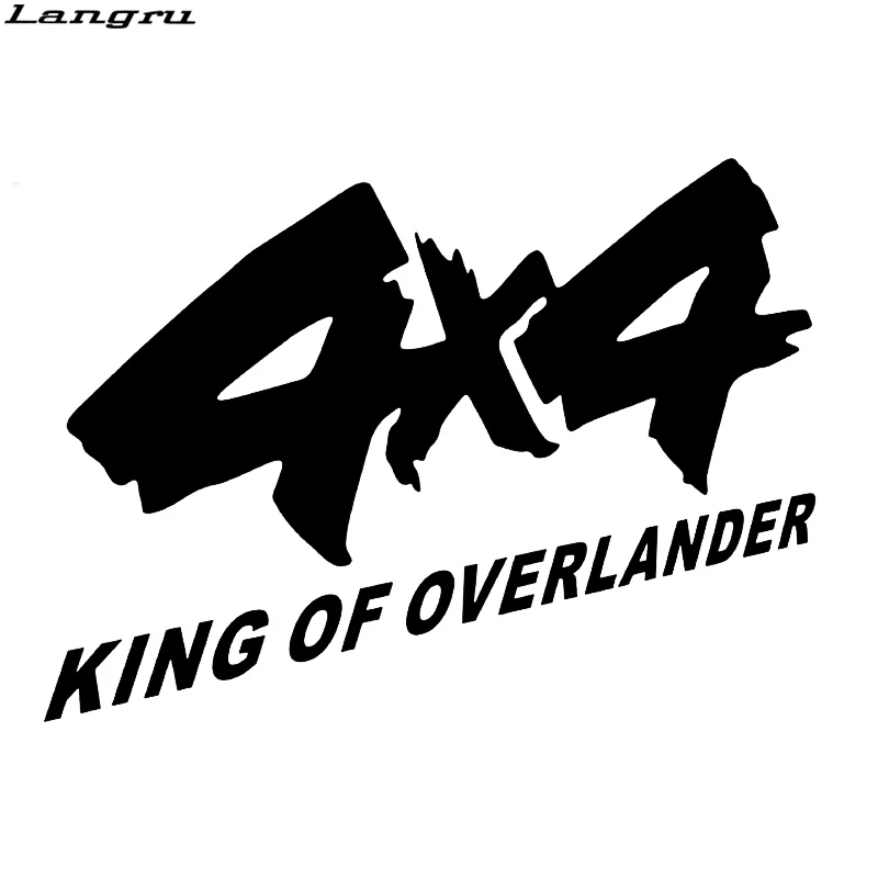 Langru крутая графика 4x4 Виниловая наклейка для стайлинга автомобиля креативные