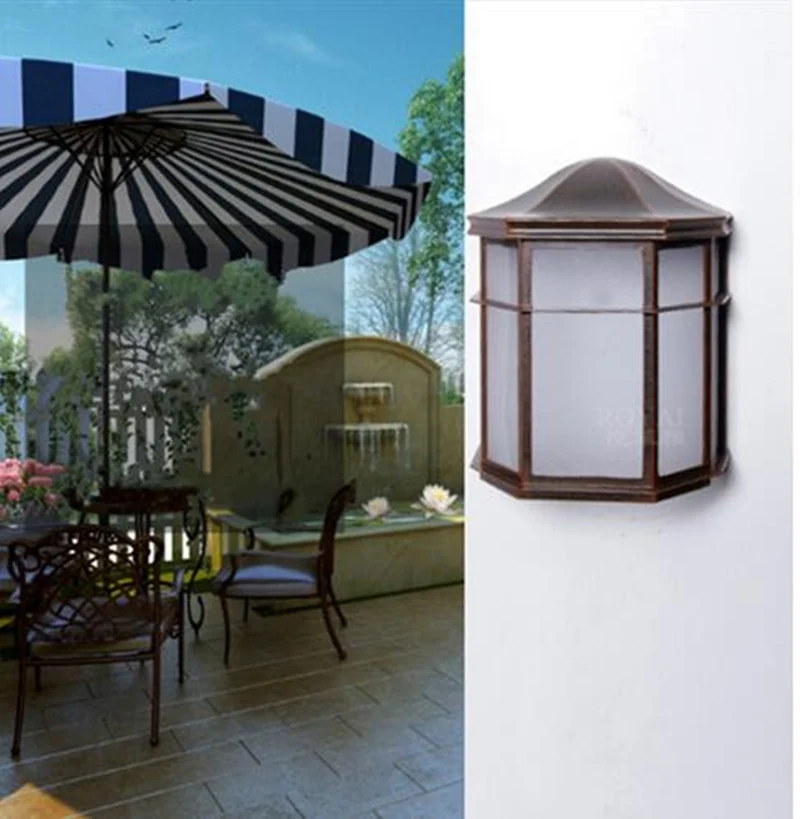 New 220v-230v European antique outdoor wall lamp balcony aluminum acrylic led light 5 face against the wall indoor lighting
New 220v-230v European antique outdoor wall lamp balcony aluminum acrylic led light 5 face against the wall indoor lighting