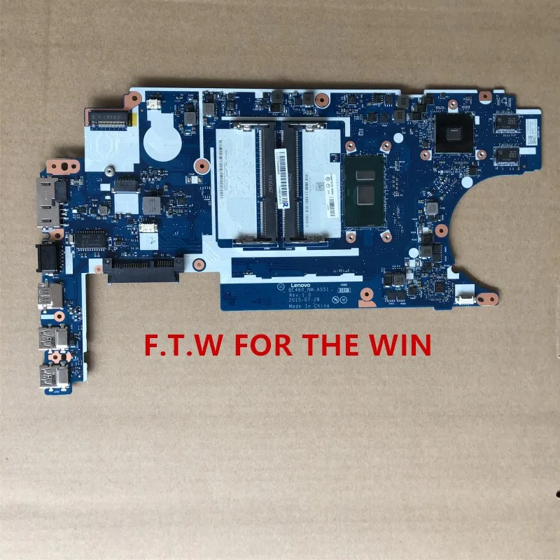 BE460 NM-A551 для Lenovo ThinkPad E460 placa Материнская плата ноутбука I7-6500U 2GB 100% probado
BE460 NM-A551 для Lenovo ThinkPad E460 placa Материнская плата ноутбука I7-6500U 2GB 100% probado